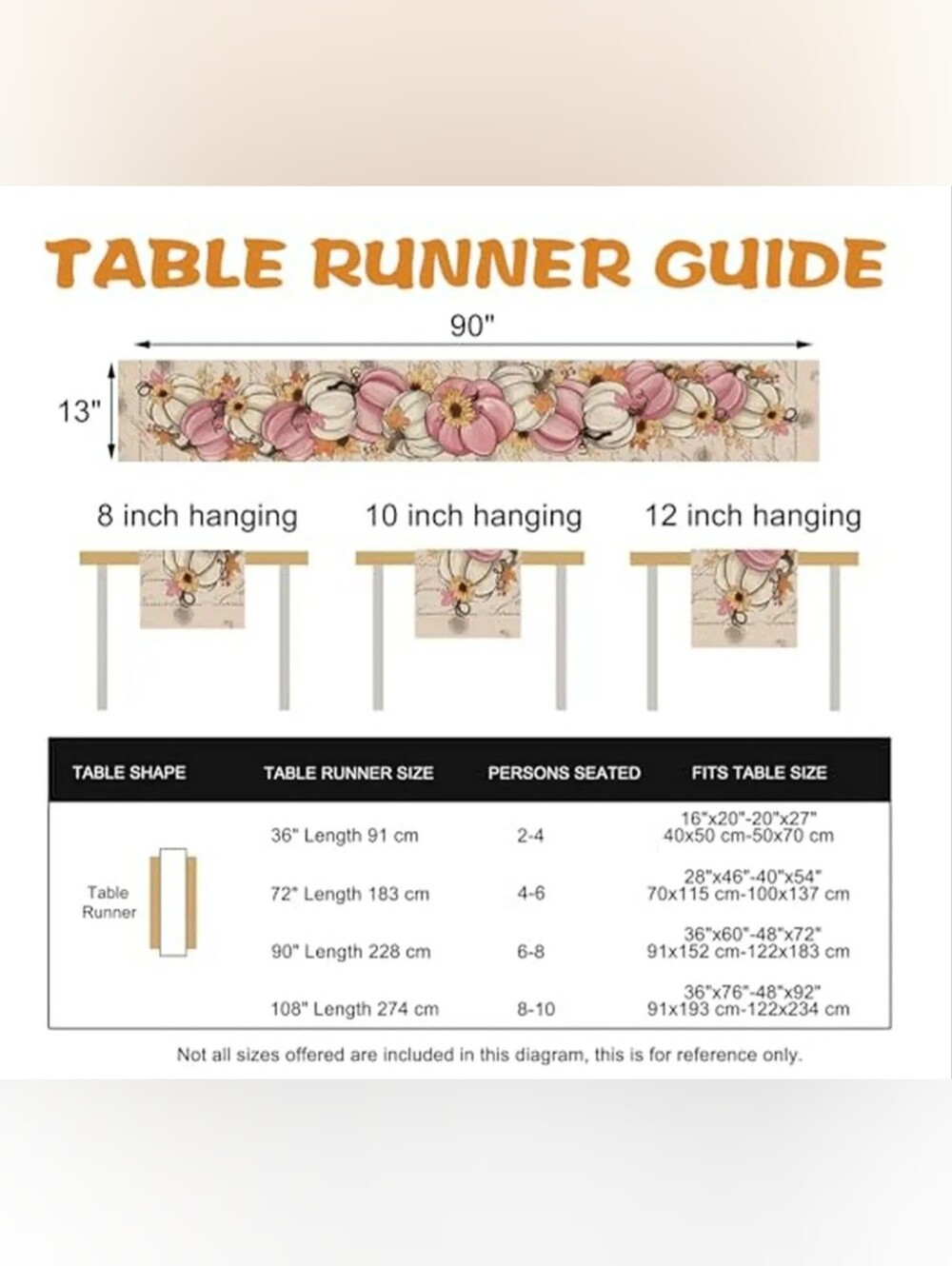 Fall Table Runner - Picture 5 of 6